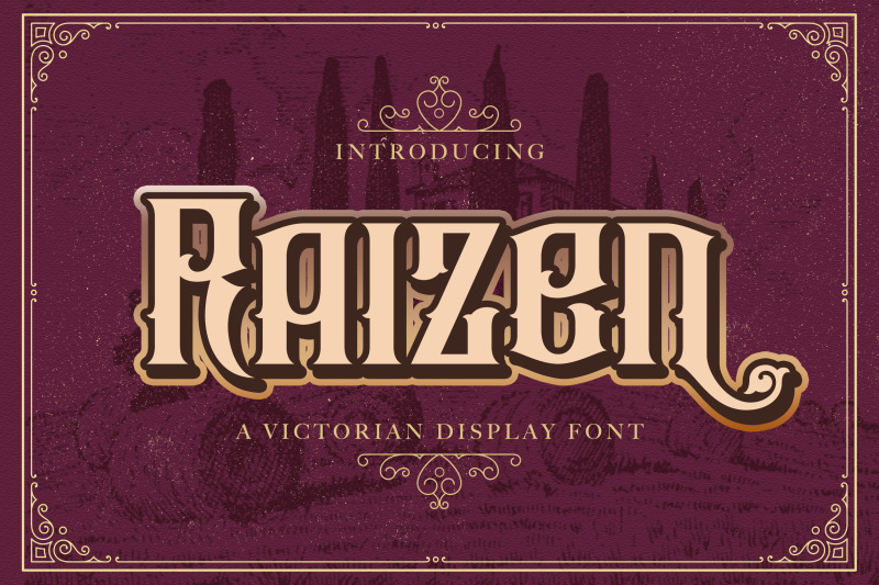 raizen-victorian-decorative-font