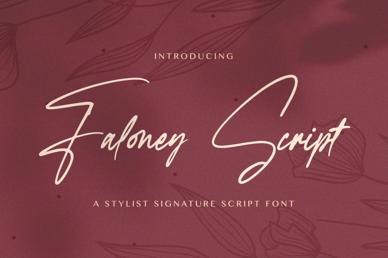 faloney-script-handwritten-font