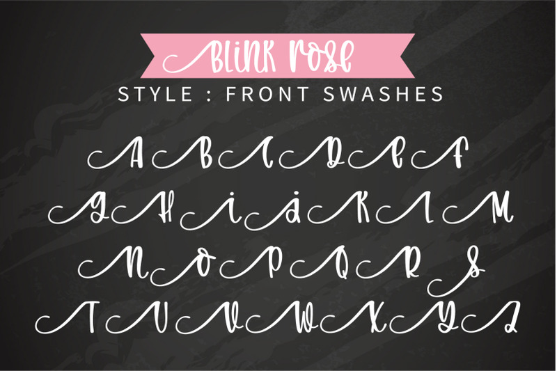 blink-rose-a-handwritten-rose-swashes-font