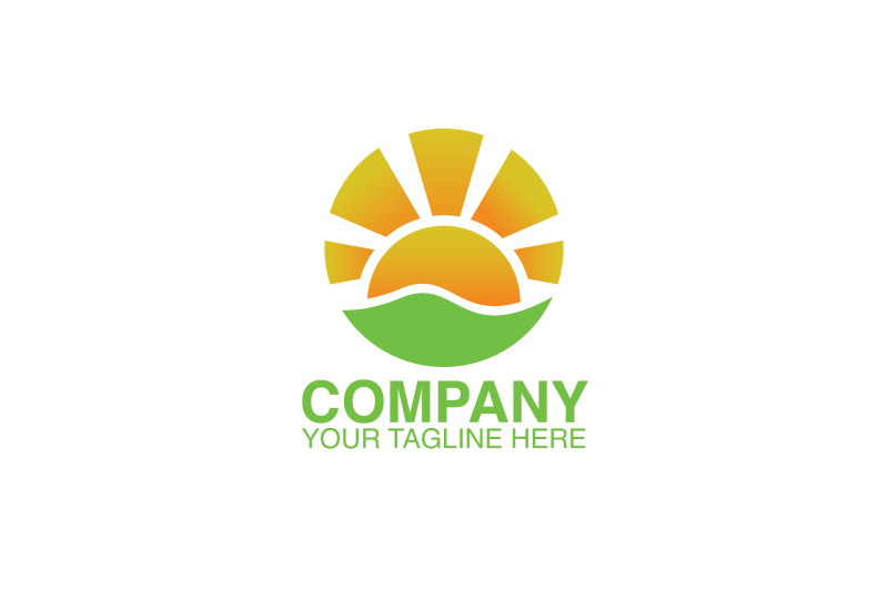 nature-sun-logo-template