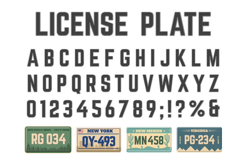 car-license-plates-alphabet-vehicle-registration-signs-latin-alphabet