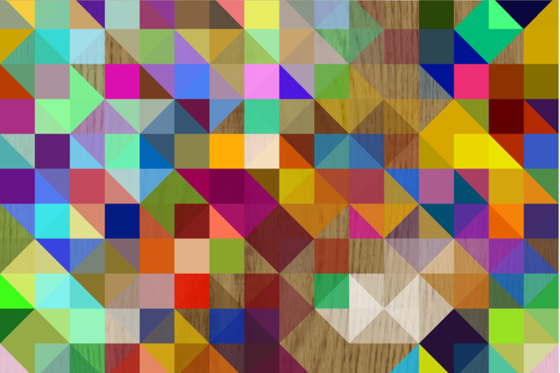 retro-rainbow-pixel-polygon-overlays