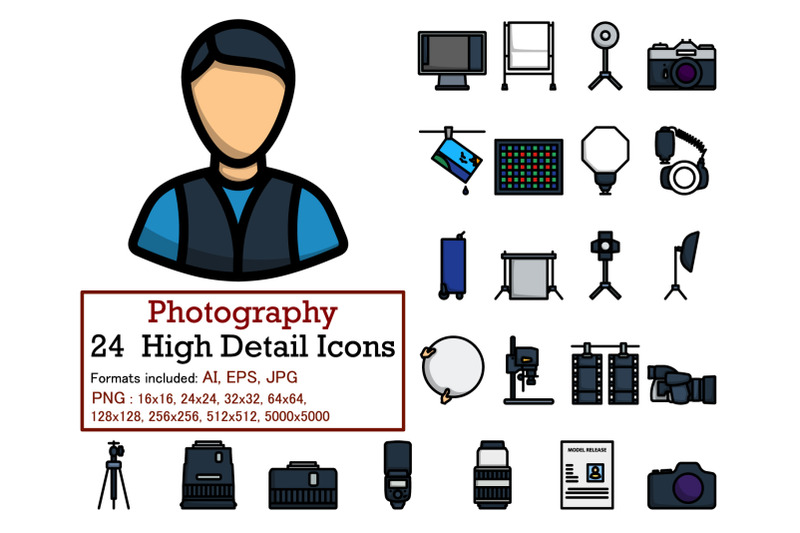 photography-icon-set