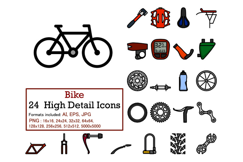 bike-icon-set