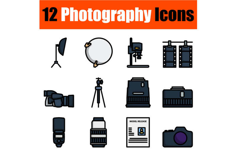 photography-icon-set