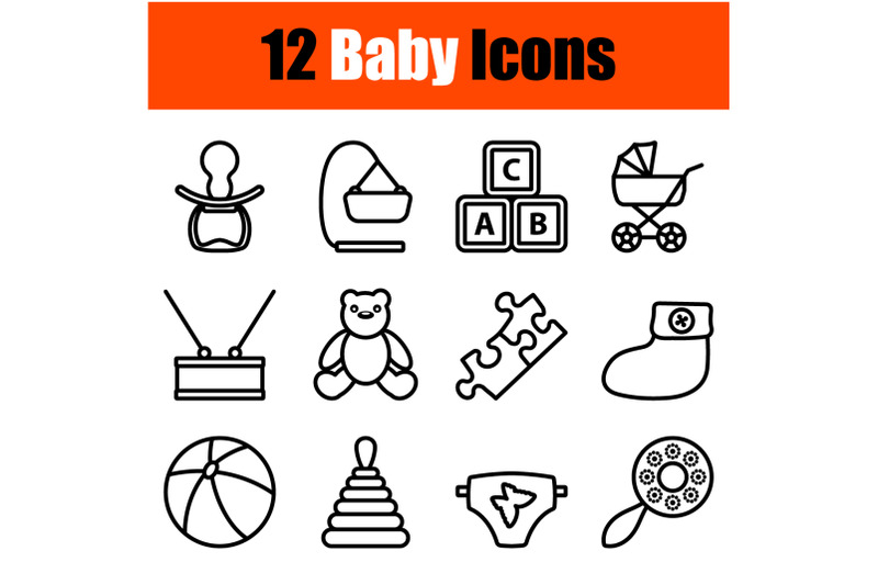 baby-icon-set