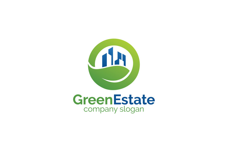 green-estate-logo-template