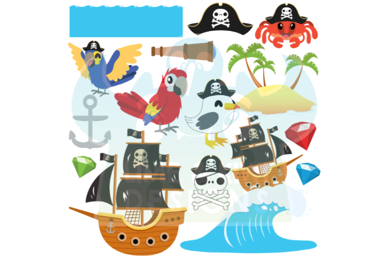 pirates-clipart-lime-and-kiwi-designs