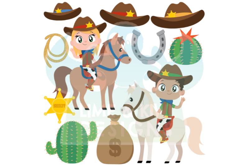 cowboys-and-cowgirls-clipart-lime-and-kiwi-designs