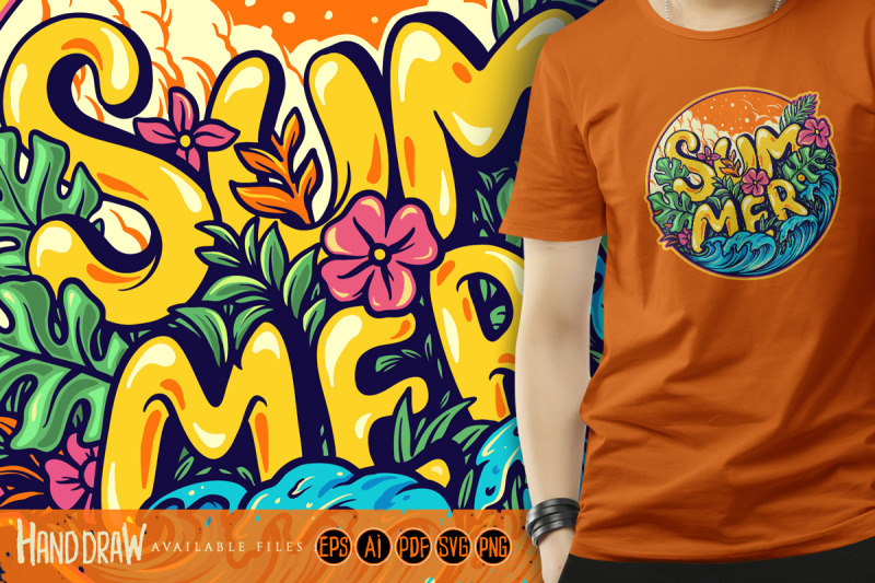 summer-typographic-tropical-waves-svg