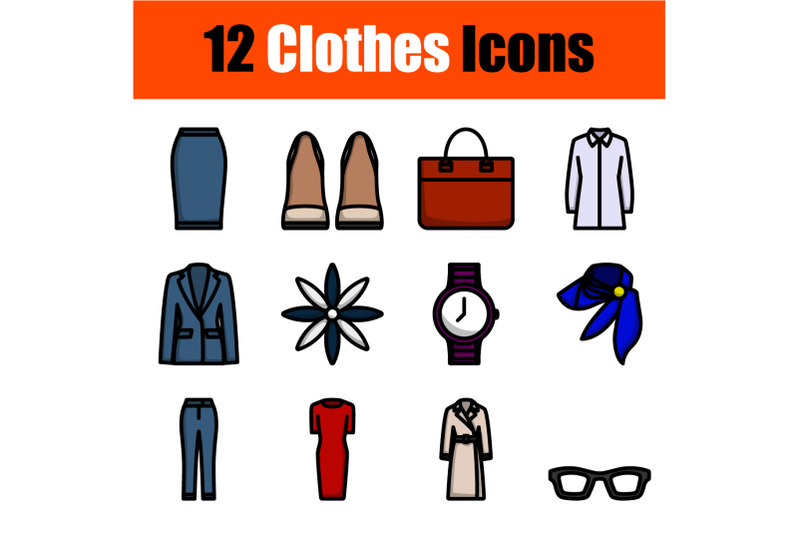 clothes-icon-set