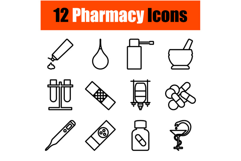 pharmacy-icon-set