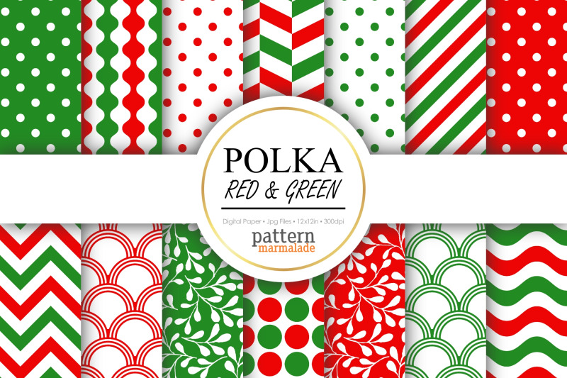 polka-red-and-green-digital-paper-s1125