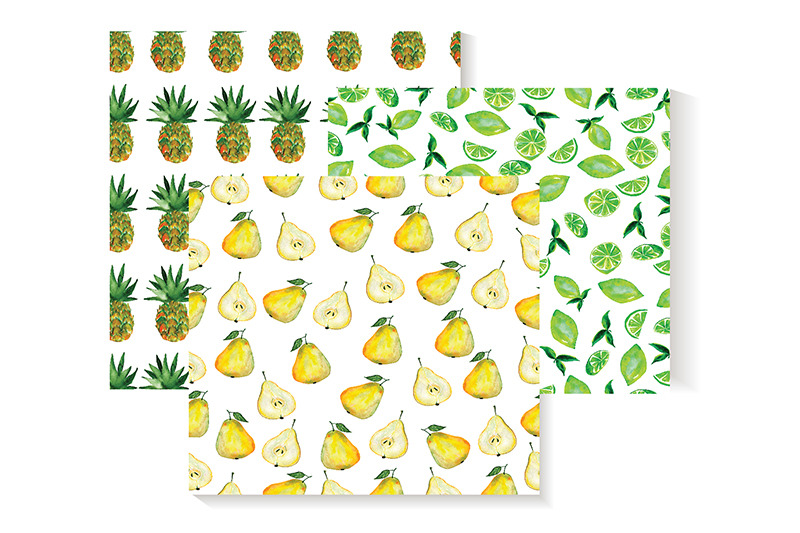 fruit-patterns-watercolor-fruit-clipart