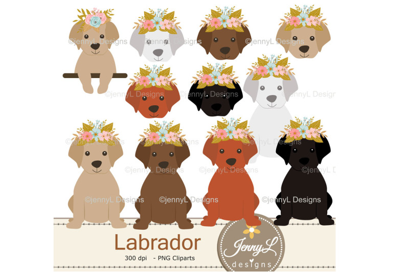 labrador-dog-digital-papers-and-clipart