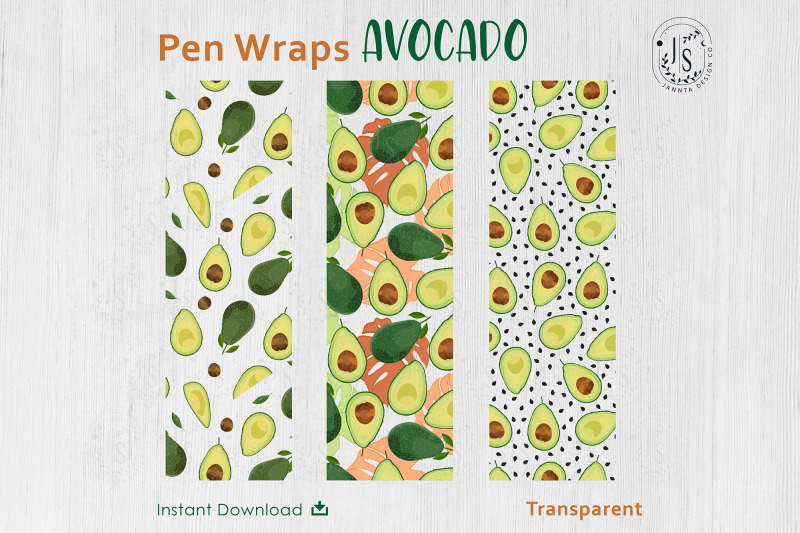 avocado-fruit-pen-wraps-png-file-set