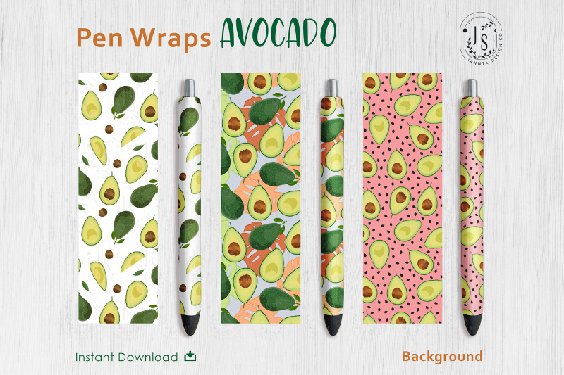 avocado-fruit-pen-wraps-png-file-set