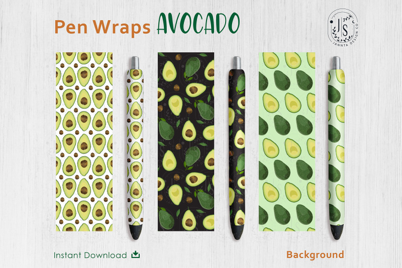 avocado-fruit-pen-wraps-png-file-set