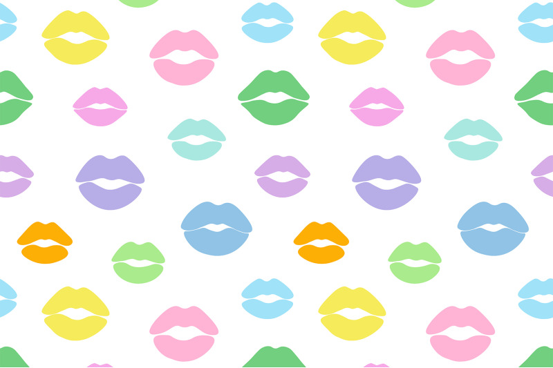 lips-pattern-lips-silhouettes-lips-colorful-lips-svg