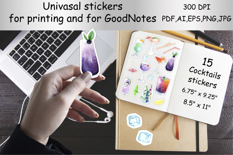 stickers-print-and-cut-for-the-goodnotes-summer-cocktails