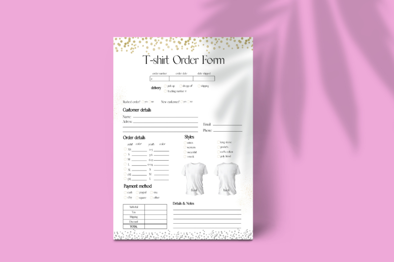 gold-confetti-t-shirt-order-form-template