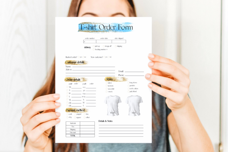 blue-glitter-t-shirt-order-form-template