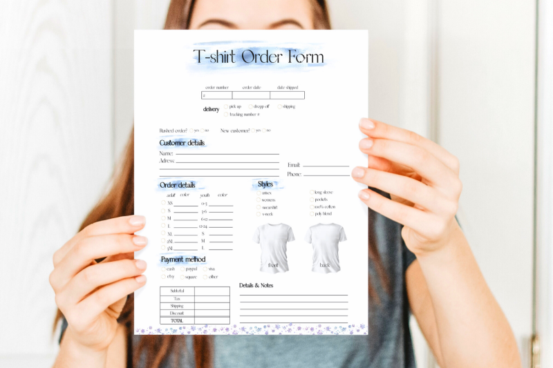 blue-glitter-t-shirt-order-form-template