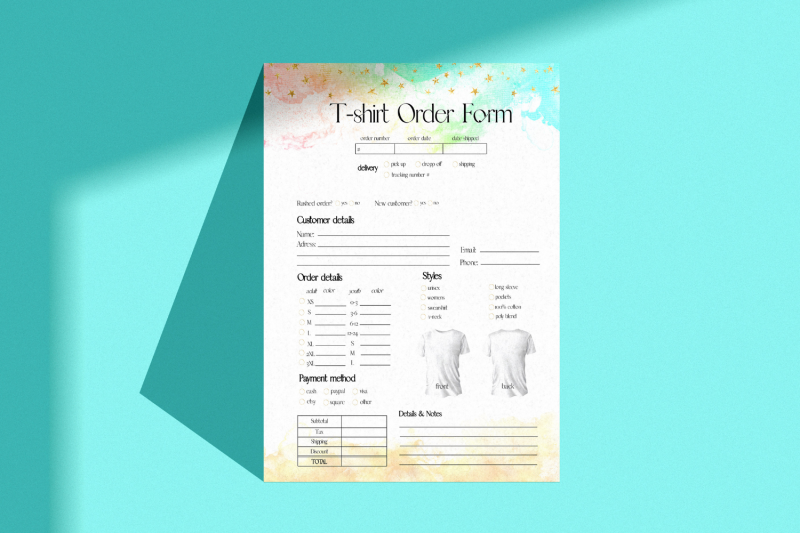 colorful-t-shirt-order-form-template