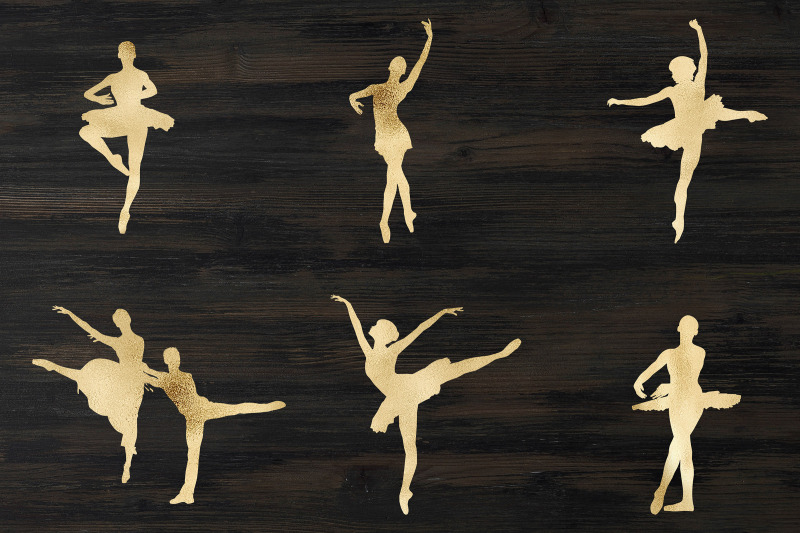 ballerina-clipart-gold-ballet-image