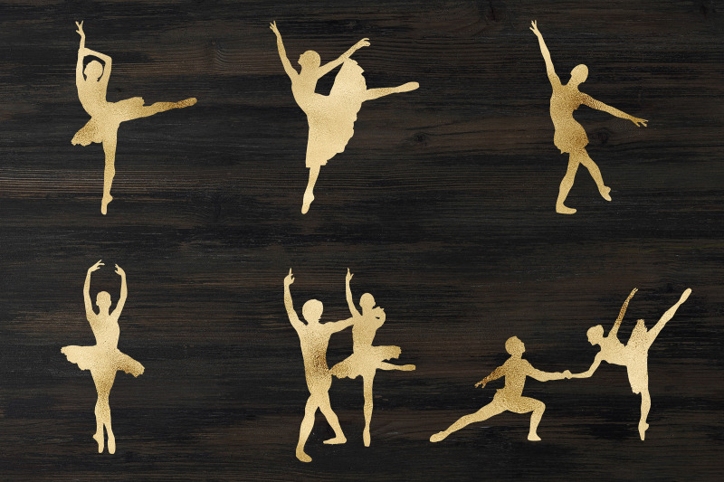 ballerina-clipart-gold-ballet-image