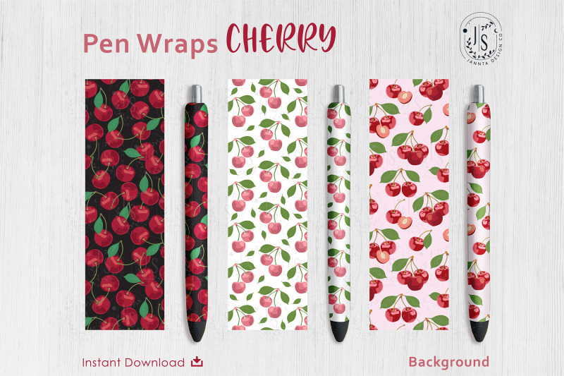 cherry-berry-pen-wraps-png-file-set