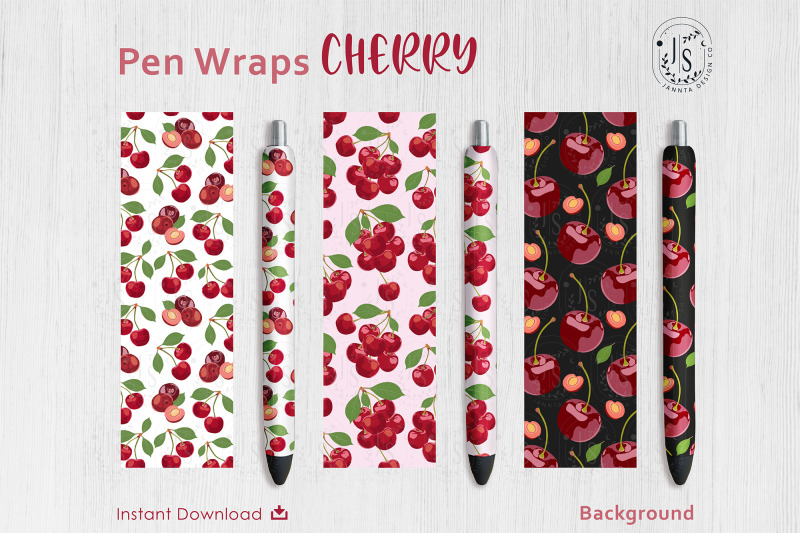 cherry-berry-pen-wraps-png-file-set