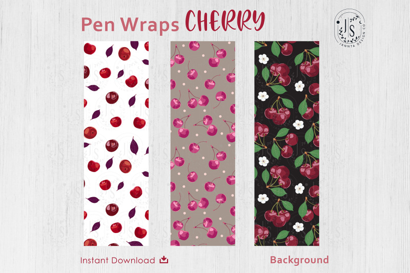 cherry-berry-pen-wraps-png-file-set