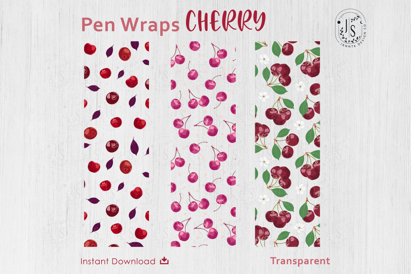 cherry-berry-pen-wraps-png-file-set