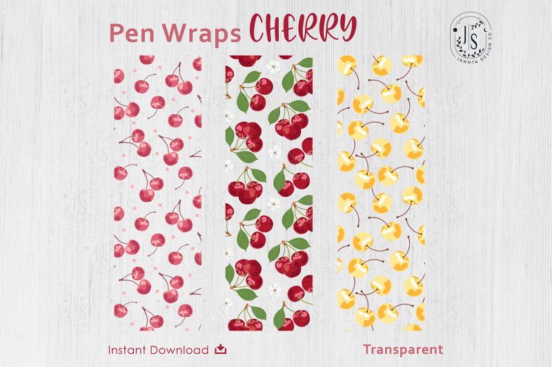 cherry-berry-pen-wraps-png-file-set