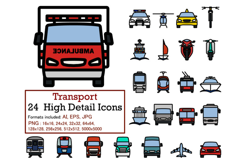 transport-icon-set