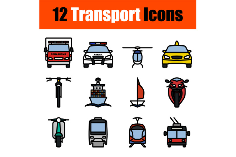 transport-icon-set