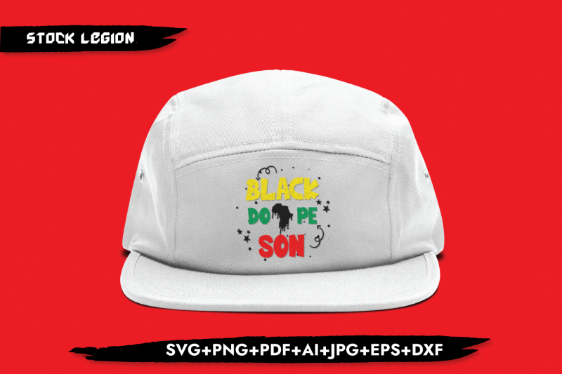 black-dope-son-yellow-green-son-svg