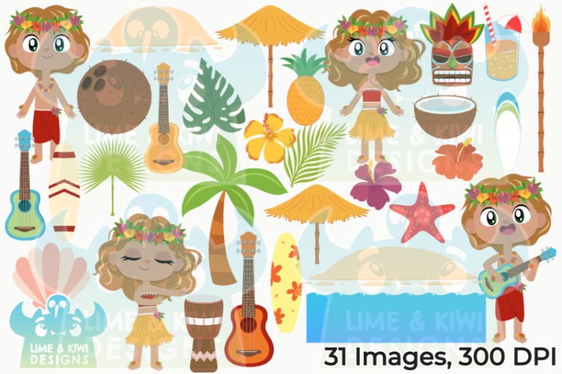 tropical-island-clipart-lime-and-kiwi-designs