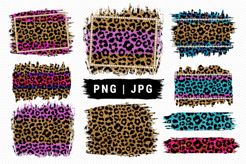leopard-png-sublimation-designs-leopard-print-frame-splash-cheetah-s