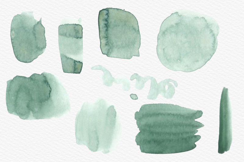 olive-green-watercolor-splash-clipart