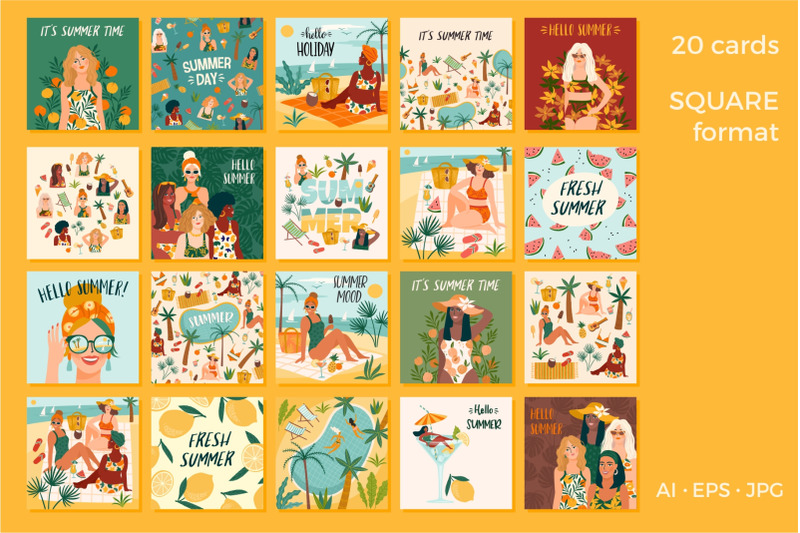 summer-time-big-vector-collection