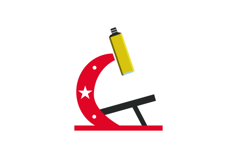 medical-icon-with-red-yellow-microscope