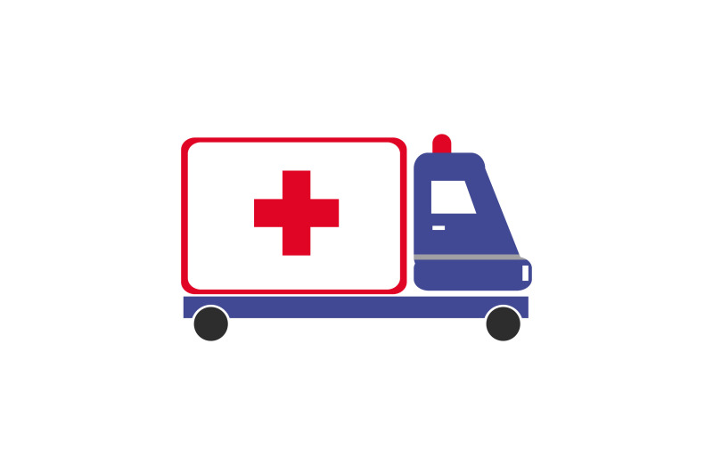 medical-icon-with-blue-red-ambulance