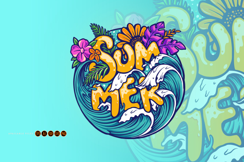 summer-sea-wave-tropical-beach-illustrations