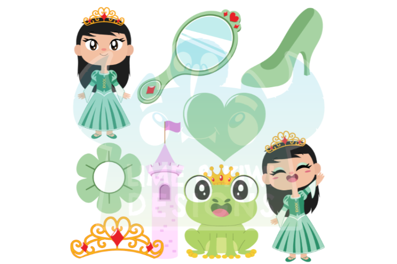 princesses-clipart-lime-and-kiwi-designs