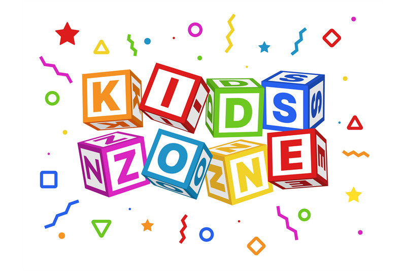 kids-zone-blocks-color-geometric-elements-around-title-children-play