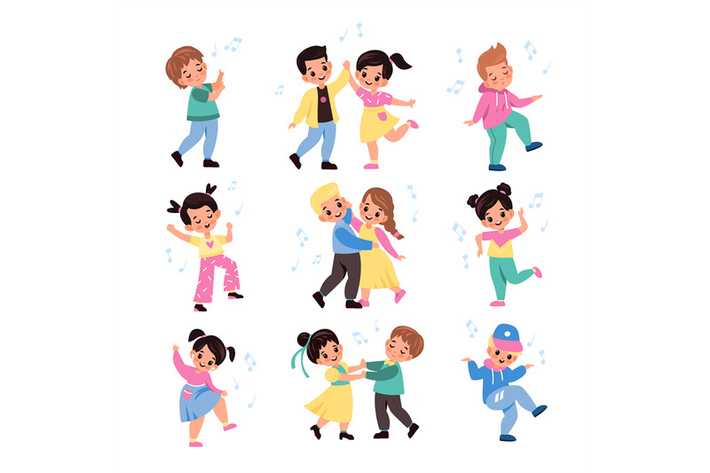 kids-pair-dancing-funny-young-dancers-collection-little-musical-coup