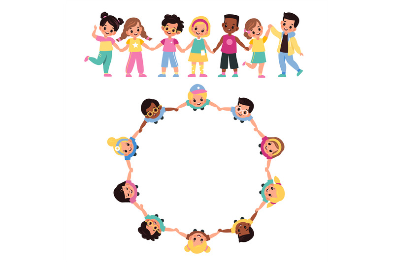 kids-round-dance-top-view-multicultural-cute-preschool-children-group