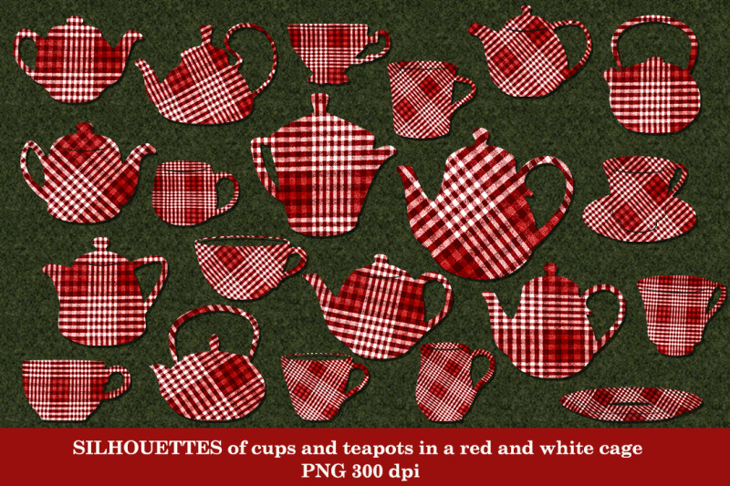 set-of-cups-and-teapots-in-a-red-and-white-cage